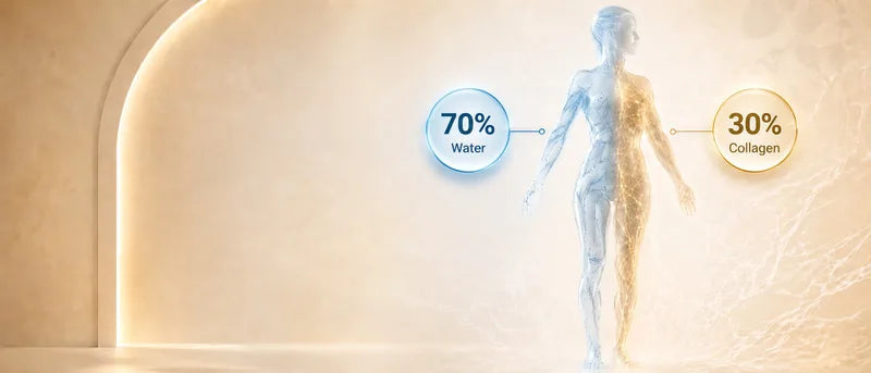 The human body is structured by collagen